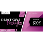 Ďarčeková poukážka GARMIN v hodnote 500,-€