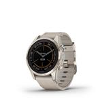 fenix 7S Pro Sapphire Solar, Soft Gold Stainless Steel, Limestone Leather Band