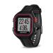 Forerunner 25 s pulzomerom, Black/Red
