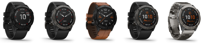 reloj garmin fenix 6x pro solar titanio gris carbon dlc correa caucho 010  02157 21E - Relojería Joyería MIKEL