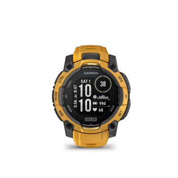 Instinct 3 - 45mm, Solar, Sunburst, Sunburst/grey silicone band (Limited)