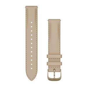 Kožený remienok Quick Release (18 mm), Light Sand - Cream Gold