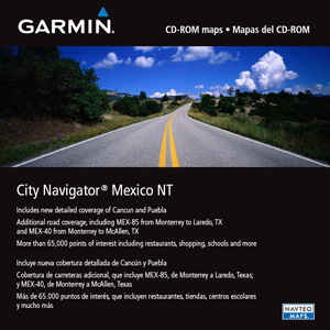 MapSource City Navigator Mexico NT, CD
