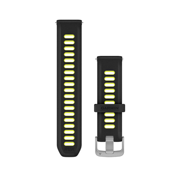 Quick Release (20 mm) remienok silikónový, Black/Amp Yellow