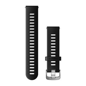 Silikónový remienok Quick Release (20 mm), Black