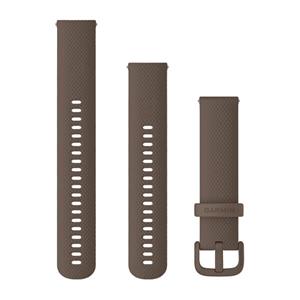 Silikónový remienok Quick Release (20 mm), Cocoa