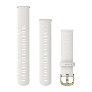 Silikónový remienok Quick Release (20 mm), Ivory - Cream Gold