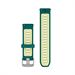 Silikónový remienok Quick Release (20 mm), Teal Green/Citron