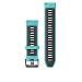 Silikónový remienok Quick Release (22 mm), Aqua/Black