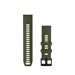 Silikónový remienok QuickFit 22 - Olive Drab/Citron