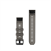 Silikónový remienok QuickFit 22 - Pebble Gray/Silver Gray