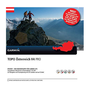 TOPO mapa - Rakúsko v4 PRO, microSD™/SD™