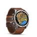 fenix 8 - 51mm, AMOLED, Sapphire, Titanium, Chestnut Leather band