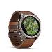 fenix 8 - 51mm, AMOLED, Sapphire, Titanium, Chestnut Leather band