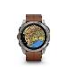 fenix 8 - 51mm, AMOLED, Sapphire, Titanium, Chestnut Leather band