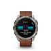 fenix 8 - 51mm, AMOLED, Sapphire, Titanium, Chestnut Leather band