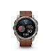 fenix 8 - 51mm, AMOLED, Sapphire, Titanium, Chestnut Leather band