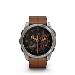 fenix 8 - 51mm, AMOLED, Sapphire, Titanium, Chestnut Leather band