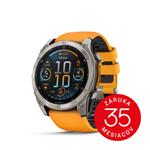 fenix 8 - 51mm, AMOLED, Sapphire, Titanium, Spark Orange/Graphite band