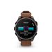 fenix 8 Pro - 47mm, AMOLED, Sapphire, Carbon Gray DLC Titanium, Chestnut Leather band