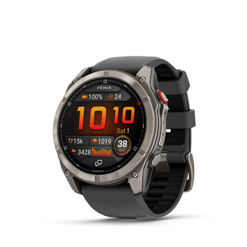 fenix 8 Pro - 51mm, AMOLED, Sapphire, Titanium, Graphite/Black band
