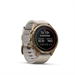 fenix 9 Pro - inReach, 43mm, AMOLED, Sapphire, Autumn Gold Titanium, Bone Leather band