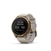 fenix 9 Pro - inReach, 43mm, AMOLED, Sapphire, Autumn Gold Titanium, Bone Leather band