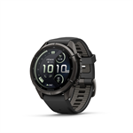 fenix 9 Pro - inReach, 43mm, AMOLED, Sapphire, Carbon Gray DLC Titanium, Black/Pebble Gray band