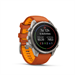 fenix 9 Pro - inReach, 47mm, AMOLED, Sapphire, Titanium, Autumn Orange/Spark Orange band