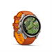 fenix 9 Pro - inReach, 47mm, AMOLED, Sapphire, Titanium, Autumn Orange/Spark Orange band