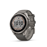 fenix 9 Pro - inReach, 47mm, Sapphire Solar, Titanium, Pebble Gray/Silver Gray band