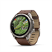 fenix 9 Pro - inReach, 51mm, AMOLED, Sapphire, Titanium, Walnut Leather band