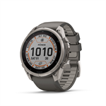 fenix 9 Pro - inReach, 51mm, Sapphire Solar, Titanium, Pebble Gray/Silver Gray band