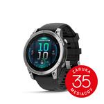 fenix E - 47mm, AMOLED, Stainless Steel/Graphite, Black band