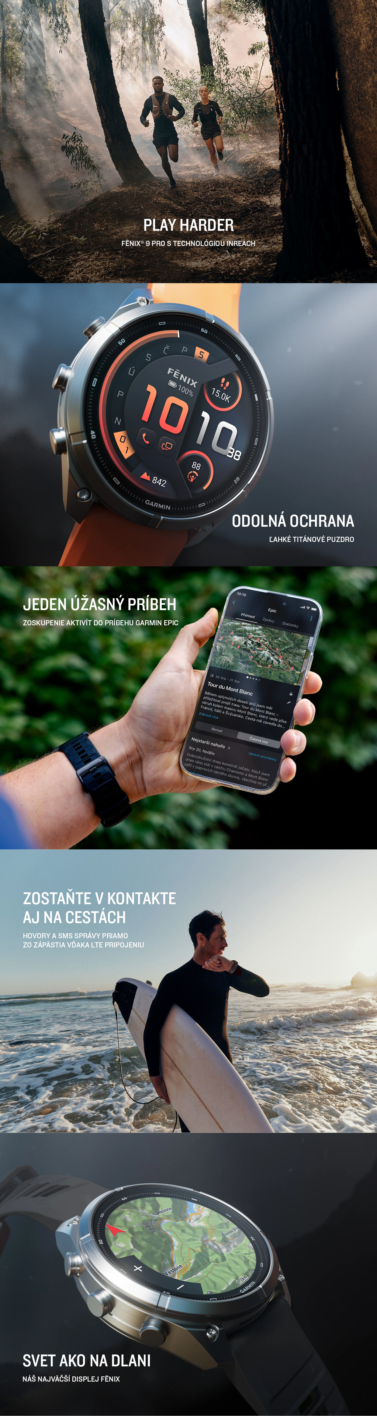 fenix 9 Pro - inReach, 51 mm