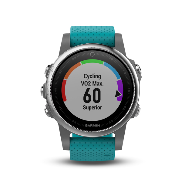 Garmin fenix 5s 2025 silver with turquoise band