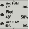 inReach Mini weather