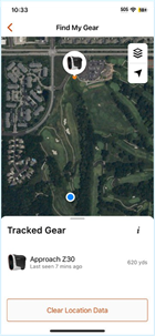 Golf - Z30 Find my Garmin