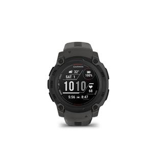 Instinct E - 40mm, Black, Charcoal silicone band