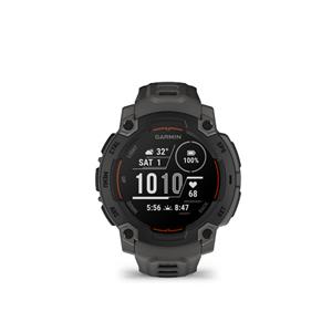 Instinct E - 45mm, Black, Charcoal silicone band