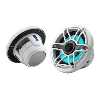 JL Audio® M6 Marine Speakers, 6.5" with LED and White sport grille